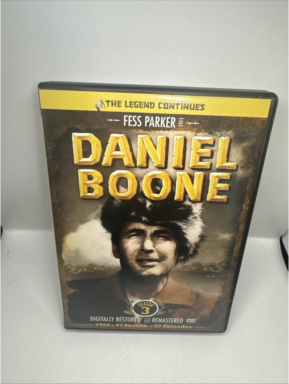 Daniel Boone Season 3 DVD 8-Disc Set Fess Parker The Legend Continues